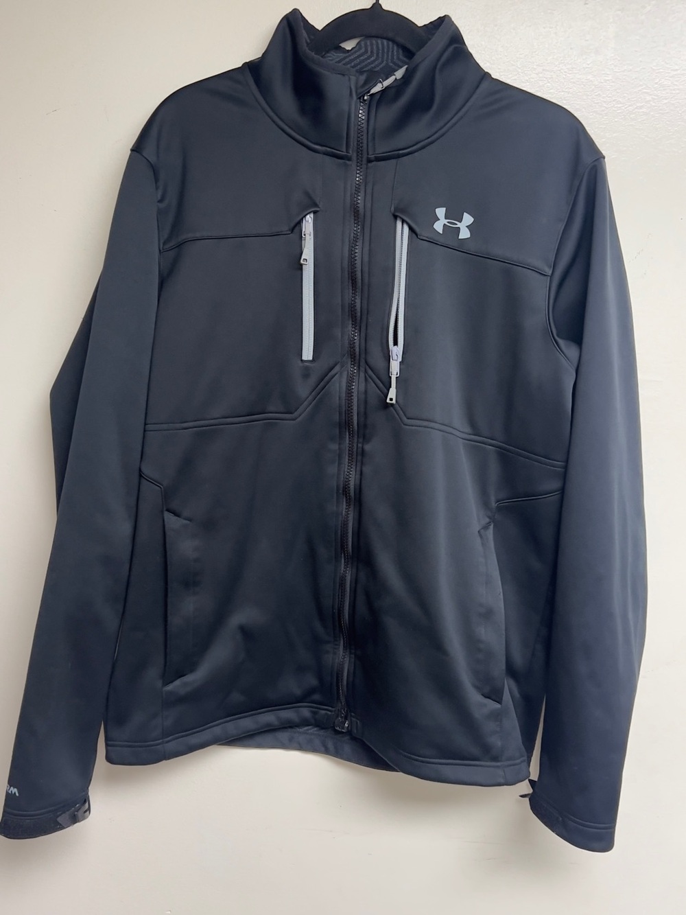 Under Armour Black Performance Softshell Jacket with Gray Accents